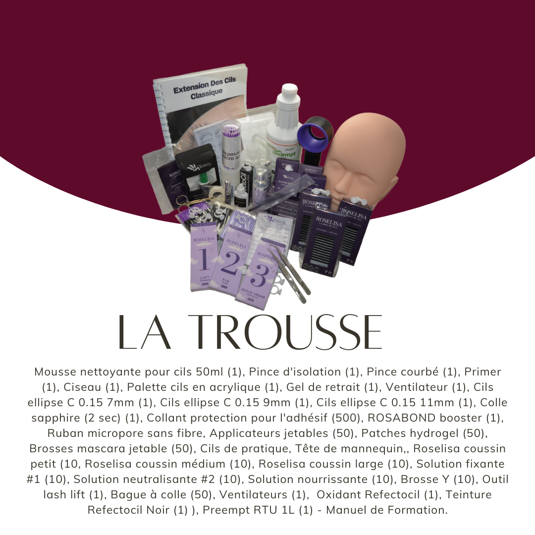 COURS COMBO EXTENSIONS DE CILS CLASSIQUE & REHAUSSEMENT DE CILS ET SOURCILS (6995069829186)