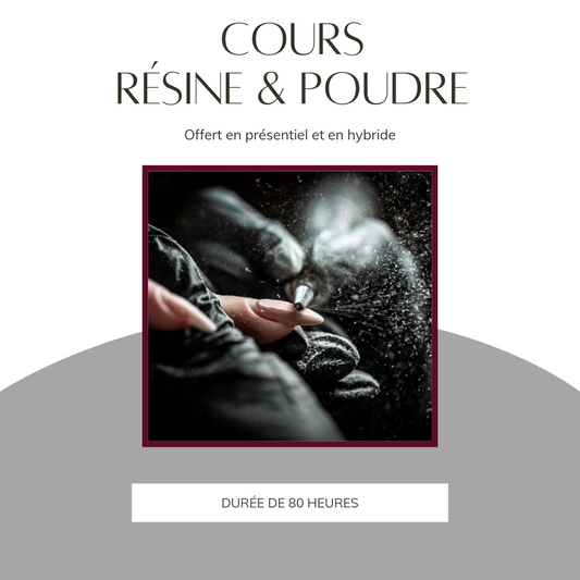 COURS DE POSE D'ONGLES - RÉSINE ET POUDRE (6726926106690)