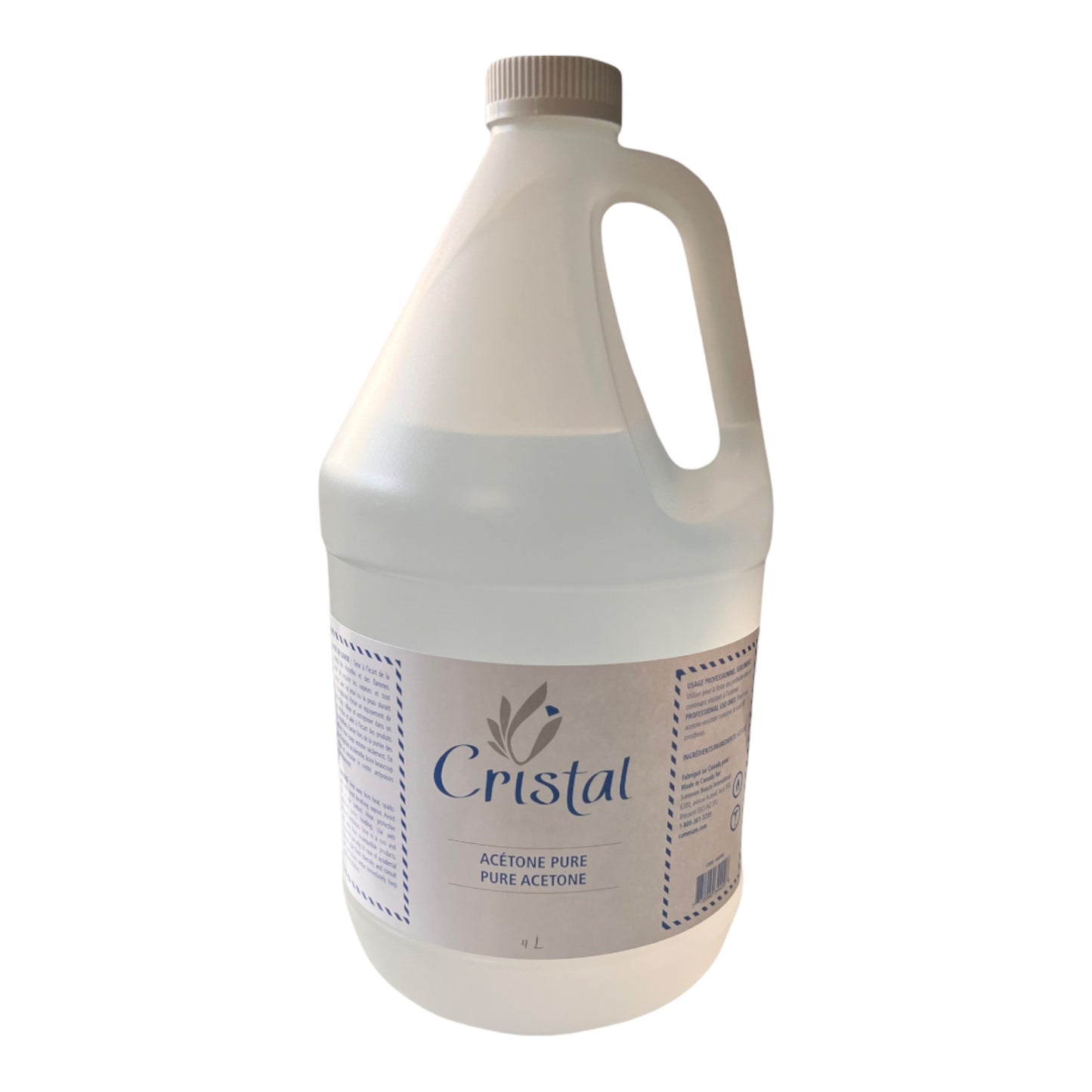 Acétone 100% Pure de la marque Cristal. (1671352254534)