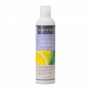 Exfoliant quotidien de la marque Cuccio à la Limette et Aloè pour les mains, pieds et corps formats 8oz. (7285464596546)
