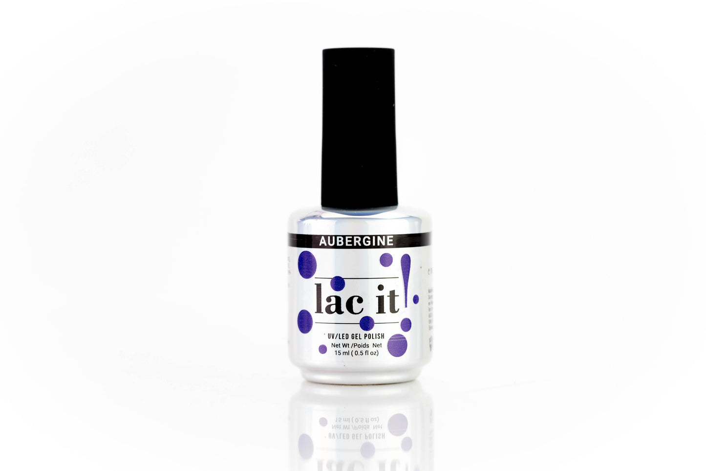 Lac It est un vernis gel de la marque En Vogue couleur  Aubergine (mauve) (6556871589954)