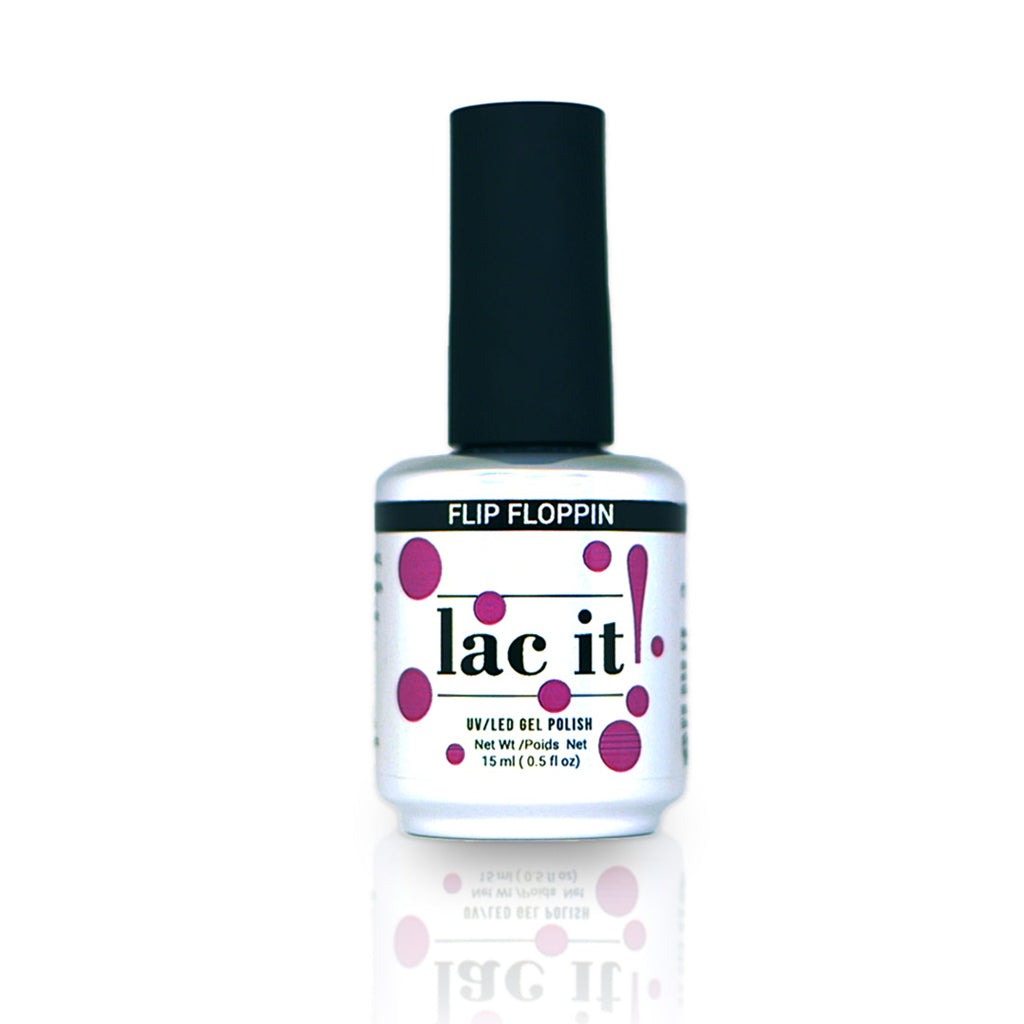 Lac It  est un vernis gel de la marque En Vogue couleur Flip Floppin (rose) (6557830840386)