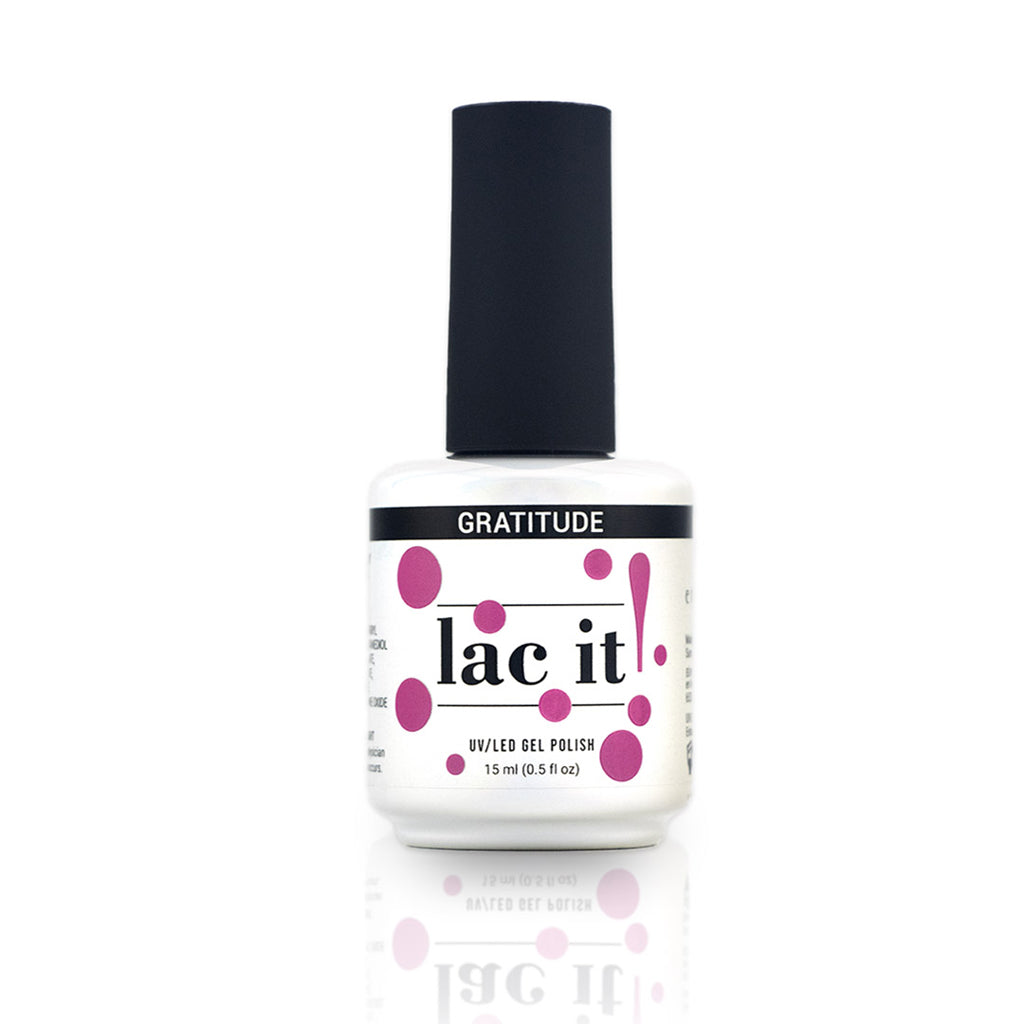 Lac it  est un vernis gel de la marque En Vogue couleur Gratitude (rose) (6821794250818)