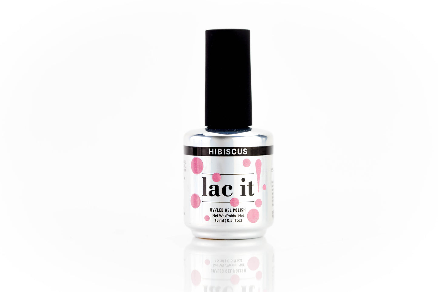 Lac It est un vernis gel de la marque En Vogue couleur  Hibiscus (rose) (6557581803586)