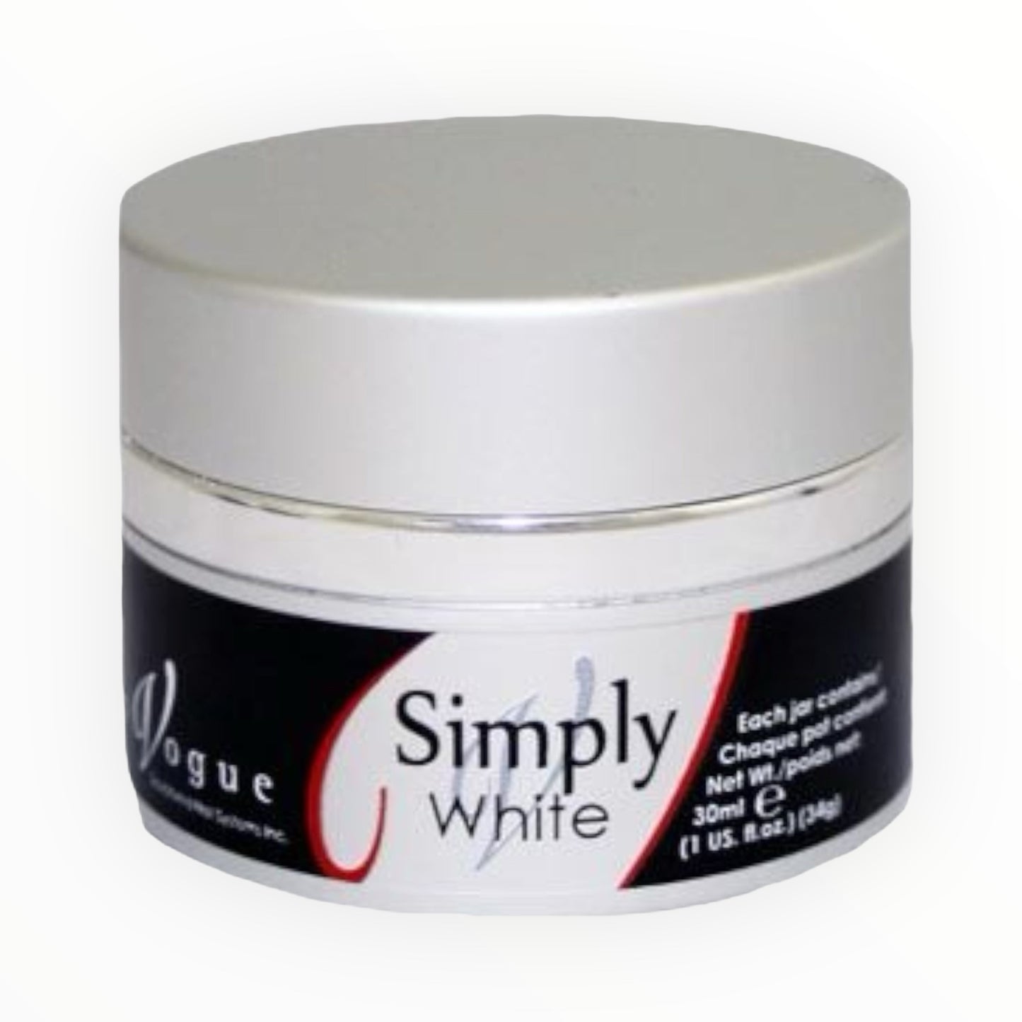 Simply Medium Build white de la marque En Vogue est un gel dur auto-nivelant à viscosité moyenne (7276315803714)