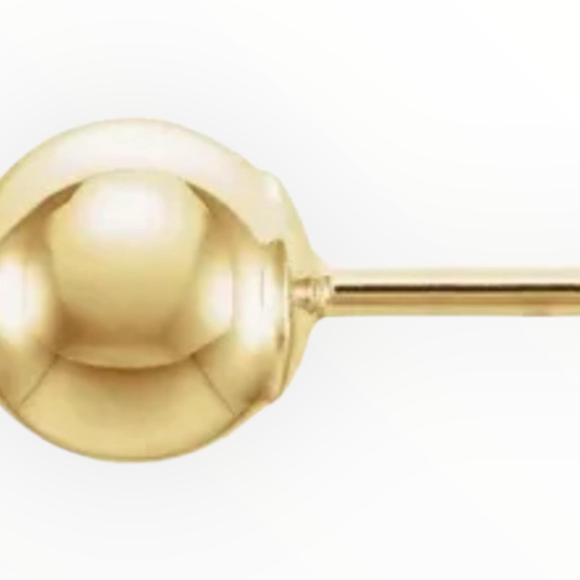 Bijoux de perçage de la marque Inverness. 24K GP 5mm Ball (7022919614530)