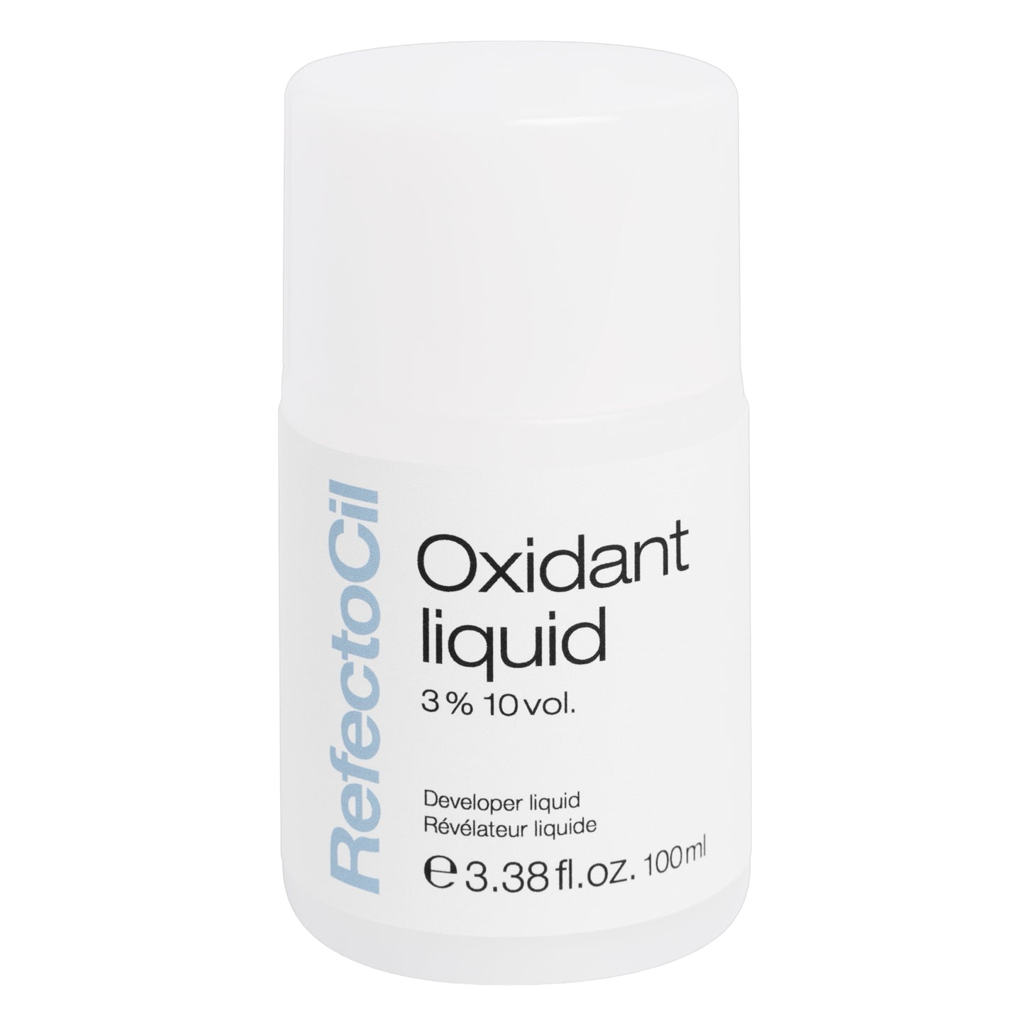 Oxydant liquide de la marque Refectocil. Les Oxydants 3% de Refectocil sont stabilisé et spécialement formulé pour être utilisé avec les teintures RefectoCil. (6998629777474)