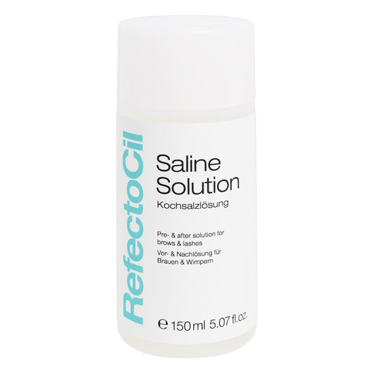 Solution saline de la marque Refectocil nettoie en profondeur le contour des yeux. (6998622961730)