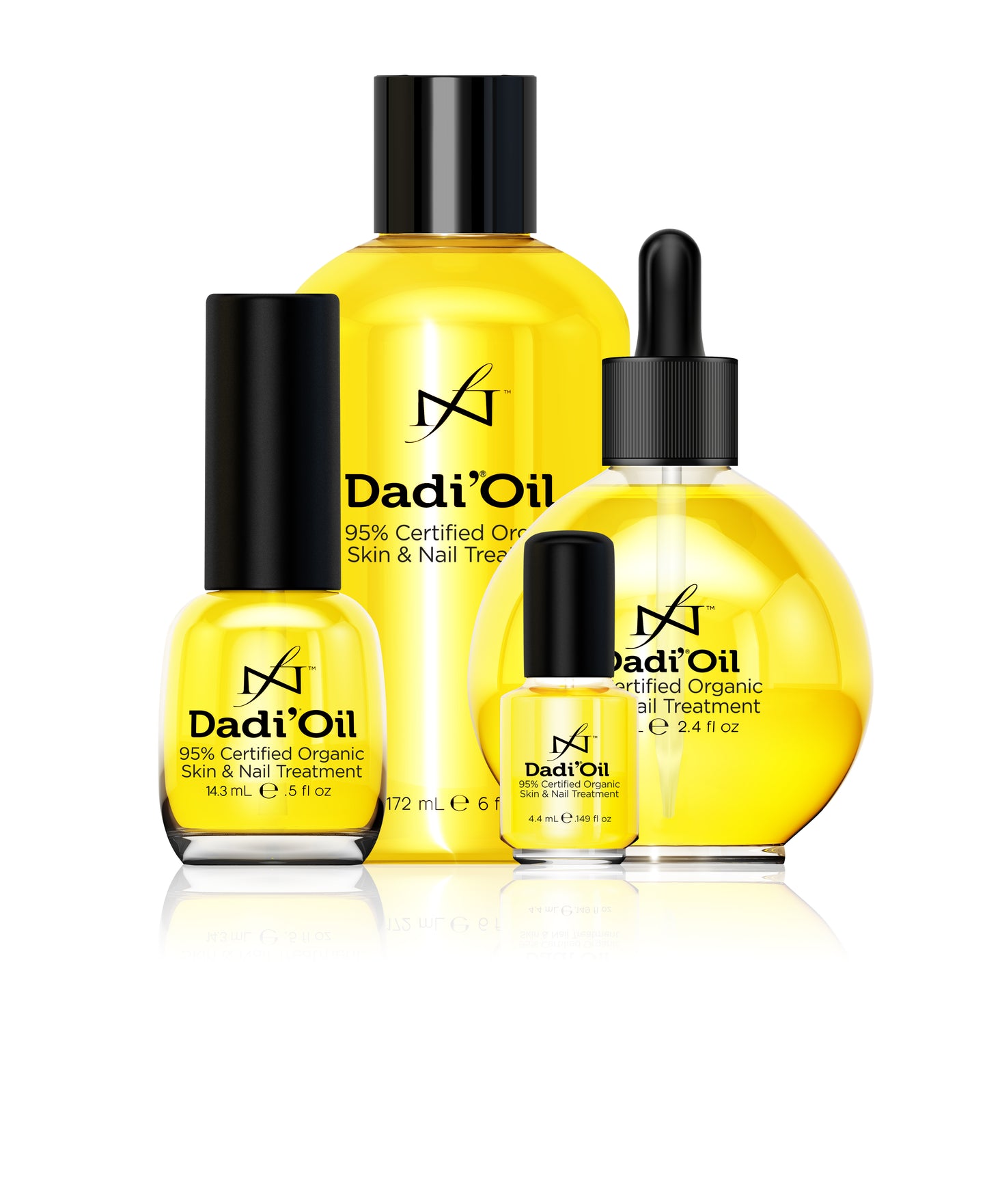 Dadi’®Oil de la marque Famous Names . Un Mélange d’huiles issues à 95% de l’agriculture biologique, renforcé par de la vitamine E naturelle, garantit à l’ongle une flexibilité et une brillance ultimes.  (6860859015234)