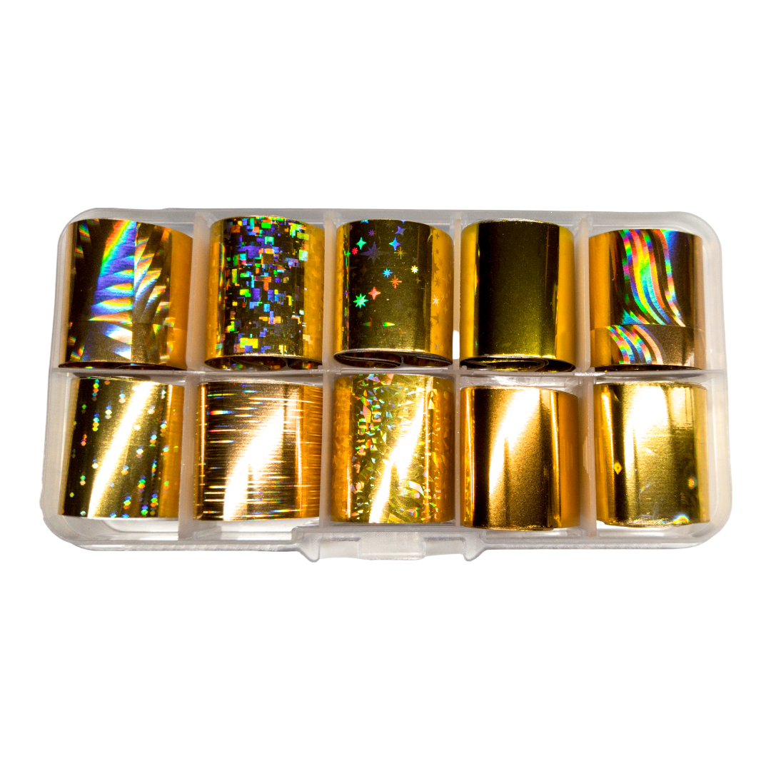 Boîte 10 Foils - Papiers Transferts (4404939653186)