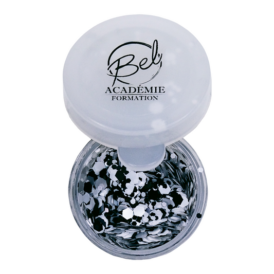 Glitter Snow Black&White (4343428808770)