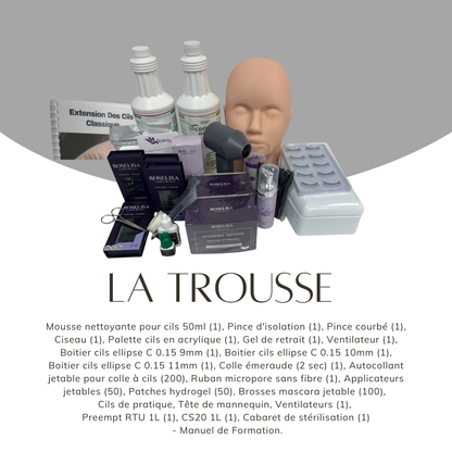 COURS EXTENSIONS DE CILS CLASSIQUE