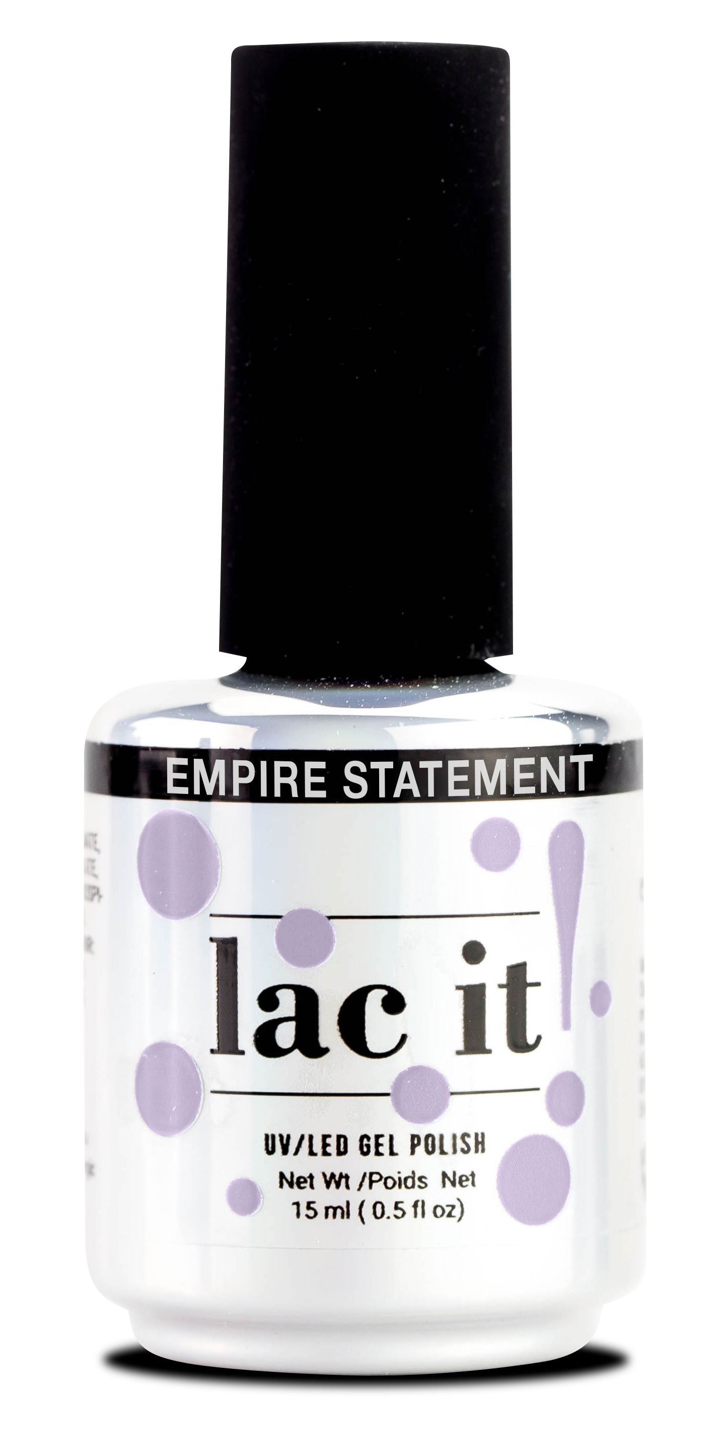Lac It est un vernis gel de la marque En Vogue couleur  Empire Statement (mauve)