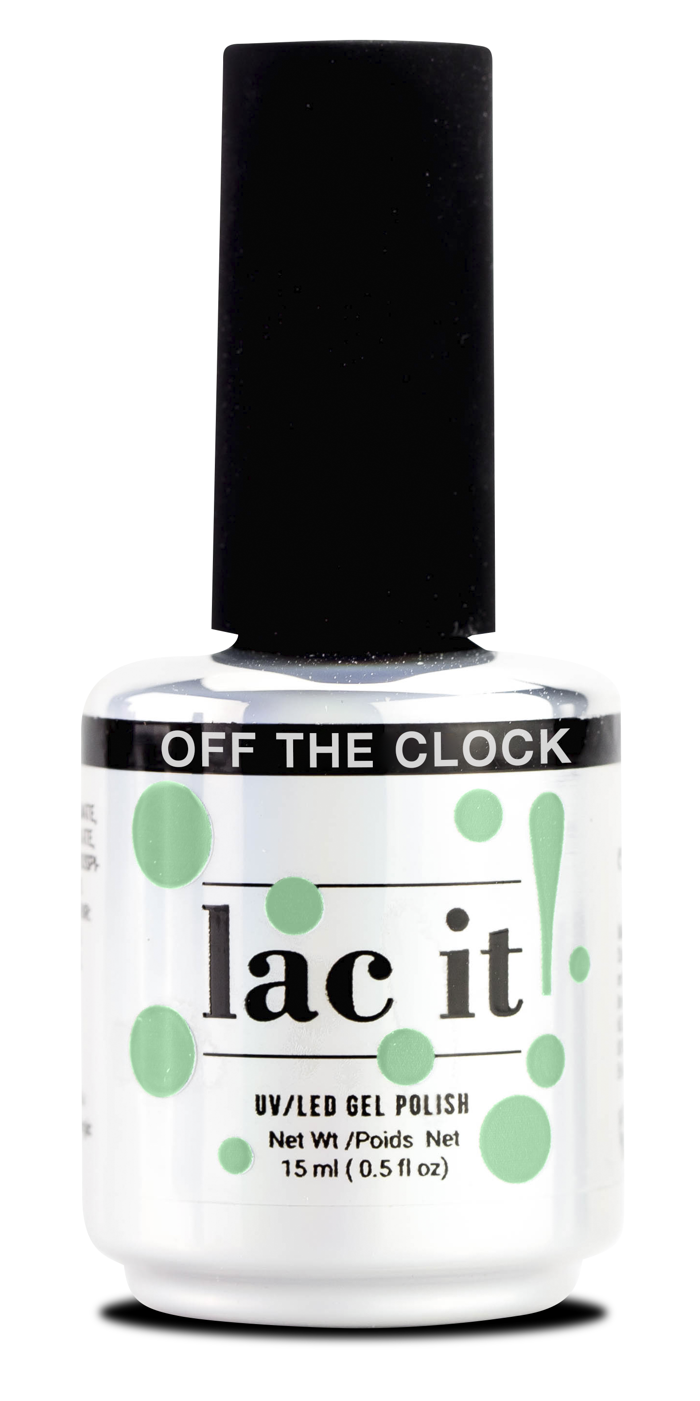 Lac It est un vernis gel de la marque En Vogue couleur off the Clock (vert) (7072425377858)