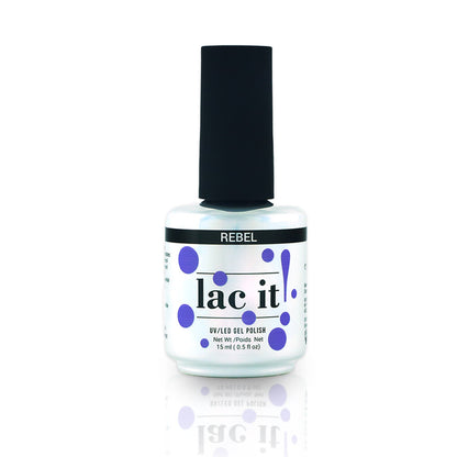 Lac It est un vernis gel de la marque En Vogue couleur - Rebel (mauve) (6717307519042)