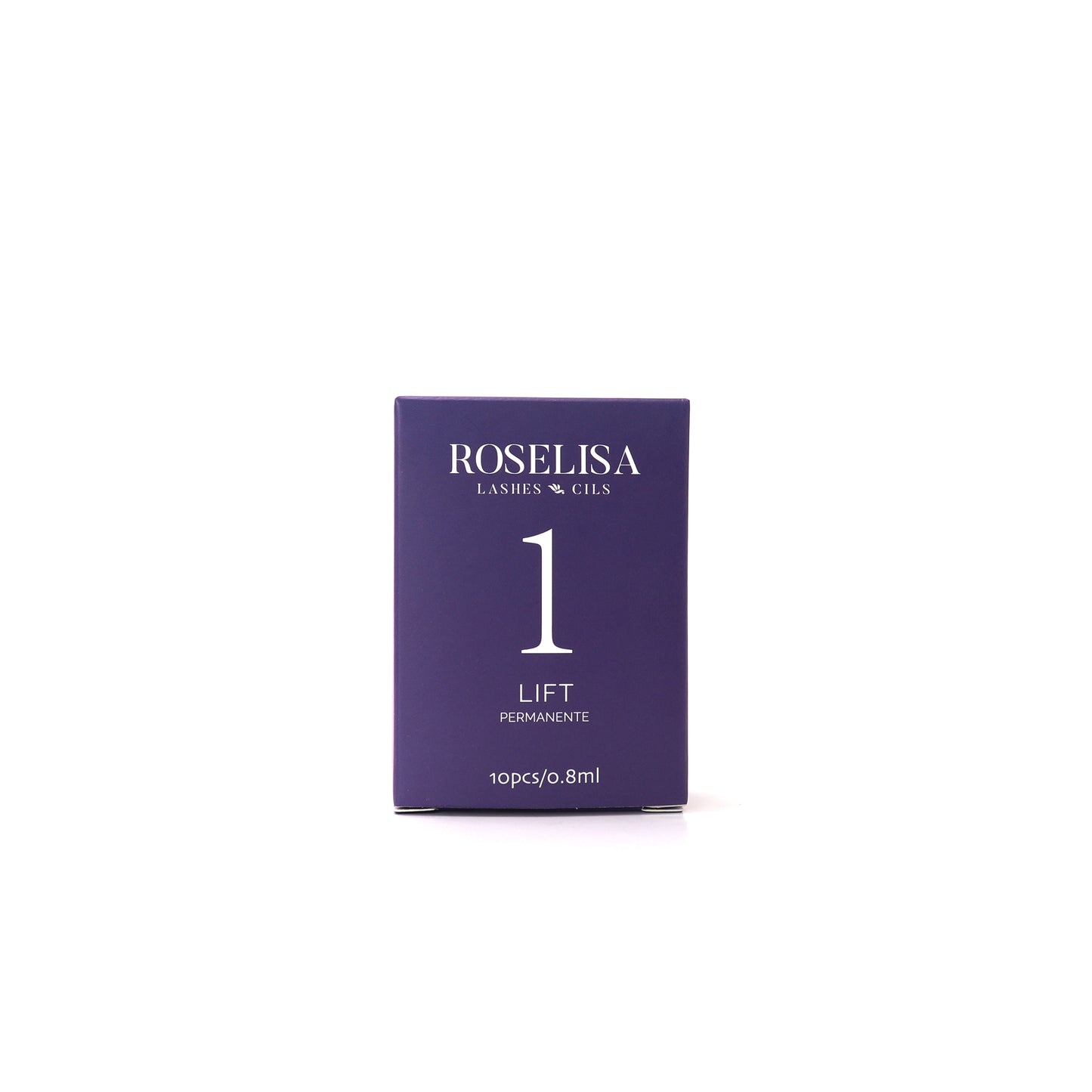 Solution #1 - LIFT de la marque Roselisa. Cette lotion est la première étape du système LIFT qui décomposera la forme des cheveux, leur permettant de prendre leur nouvelle forme.  (0.8 ml /sachet)