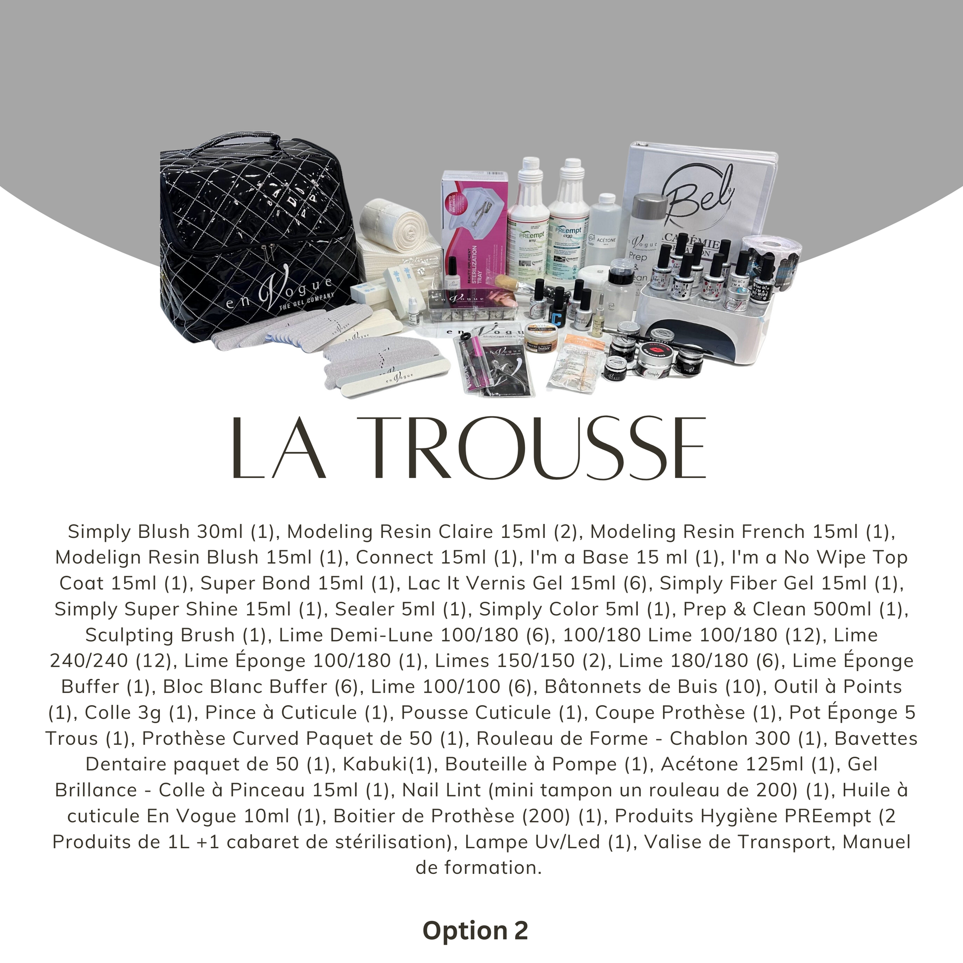 Trousse pour le cours de Pose D'ongles - Gel UV (6726926696514)